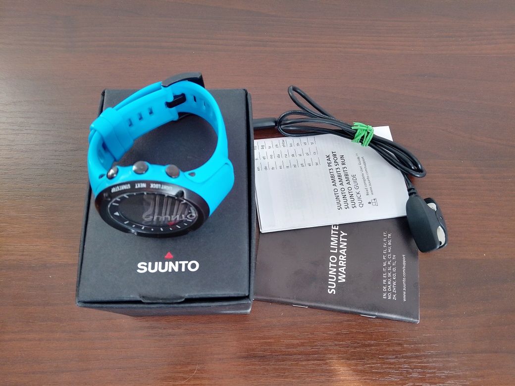 Suunto Ambit 3 Black / Blue  Wojskowy Taktyczny Uniseks