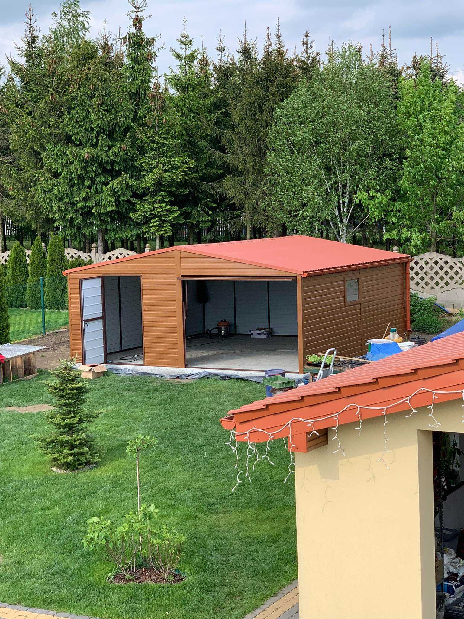 Producent garaży blaszanych, profil zamknięty, każdy wymiar