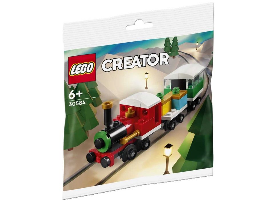 LEGO Creator 30584 Świąteczny pociąg, nowe