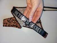 Bielizna damska majtki stringi Victoria's secret panterka L nowe