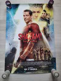 Plakat kinowy z filmu Shazam! Gniew Bogów DC Comics