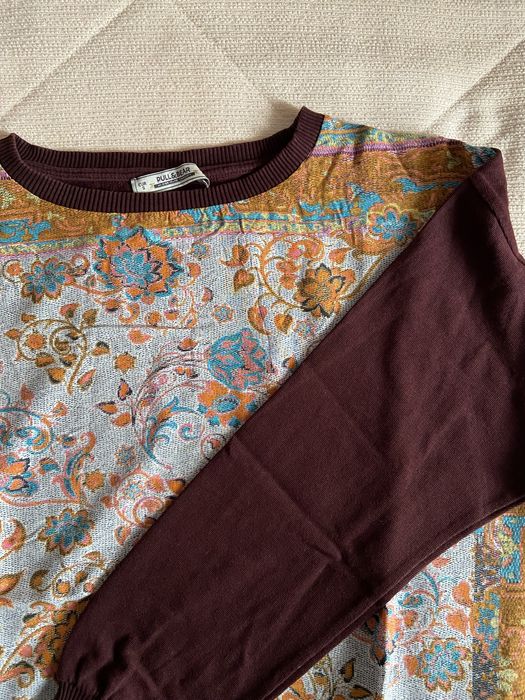 Sweat bordeaux com padrão