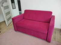Różowa sofa kanapa rozkładana młodzieżowa dziewczynki Zgierz