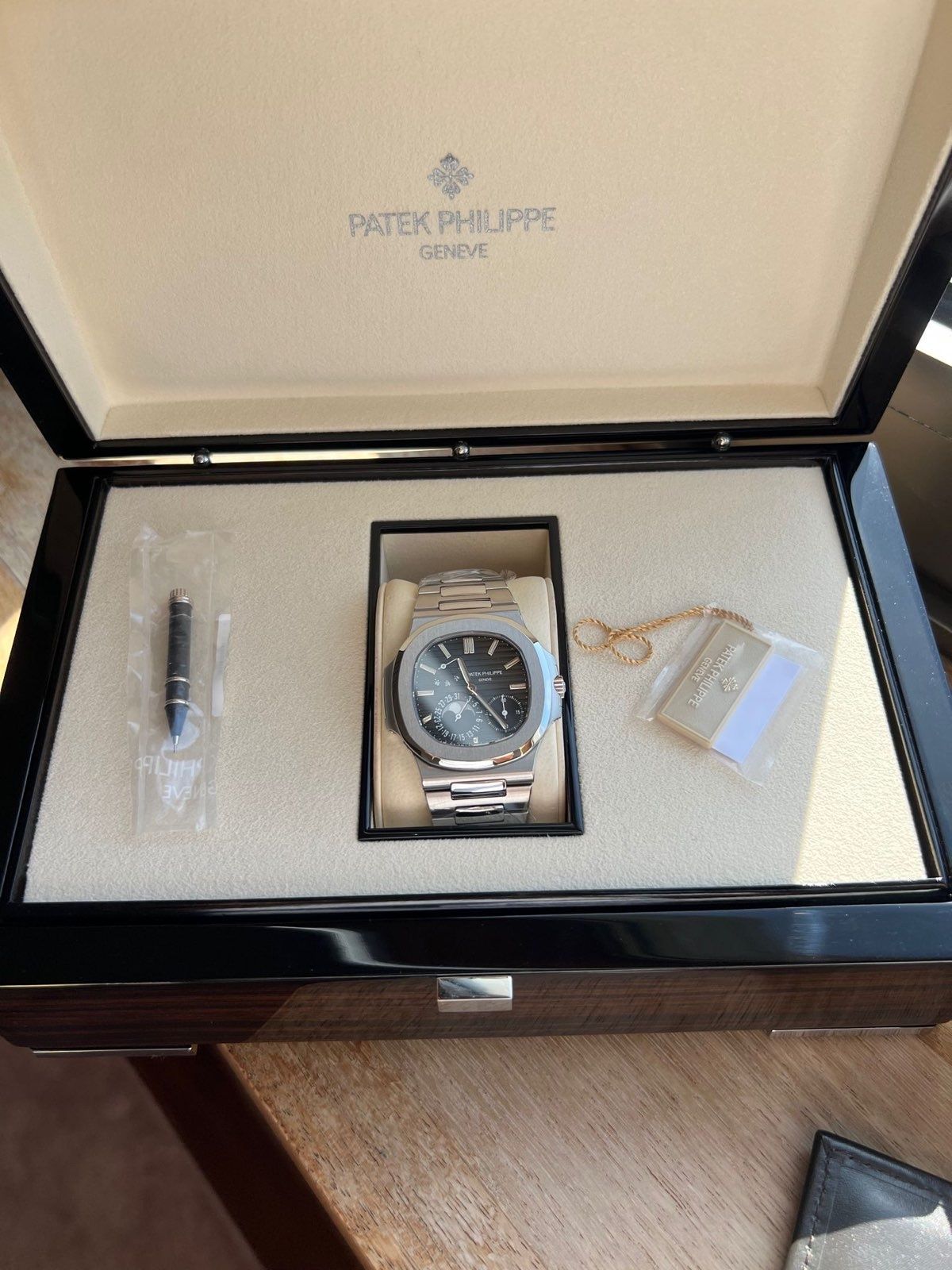 Patek 5712 azul novo