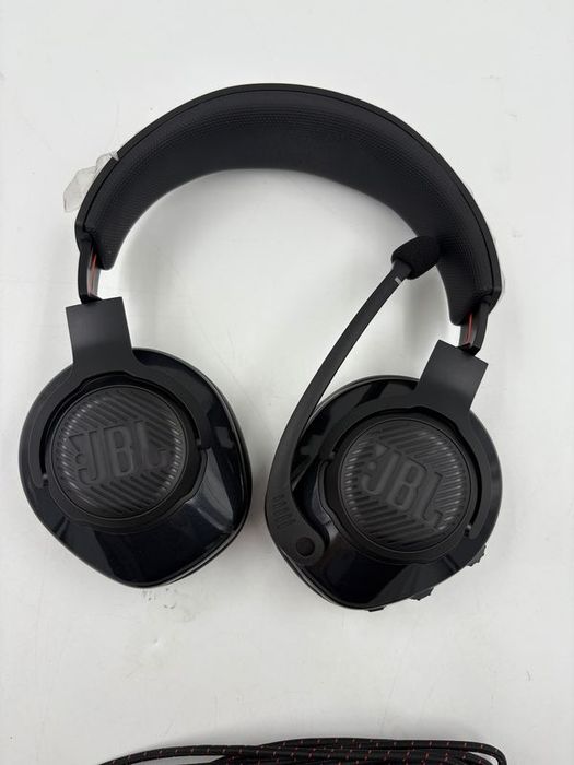outlet słuchawki przewodowe nauszne jbl quantum 400 mikrofon czarne