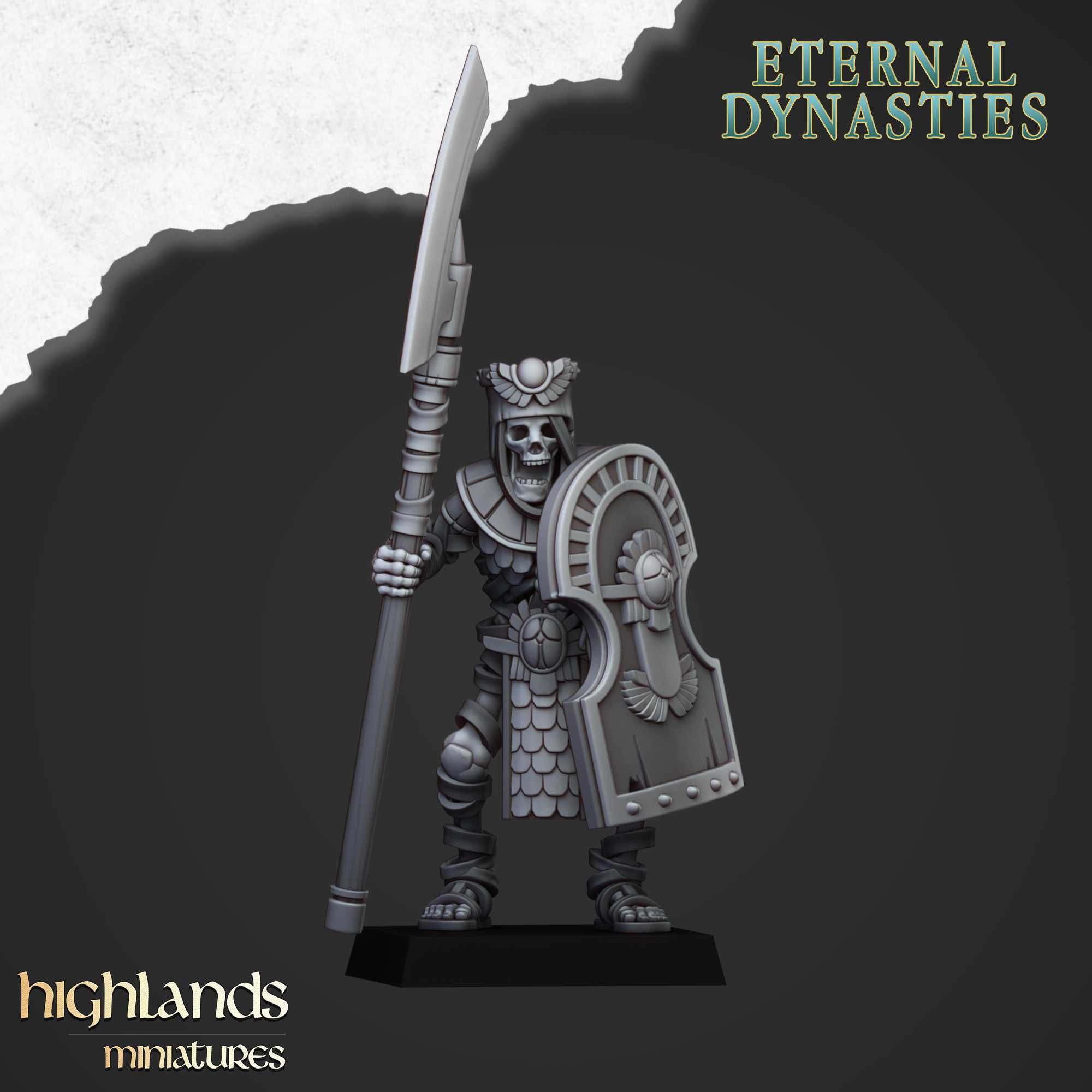 Ancient Guard with Halberds - WFB ToW AoS - Highlands x10