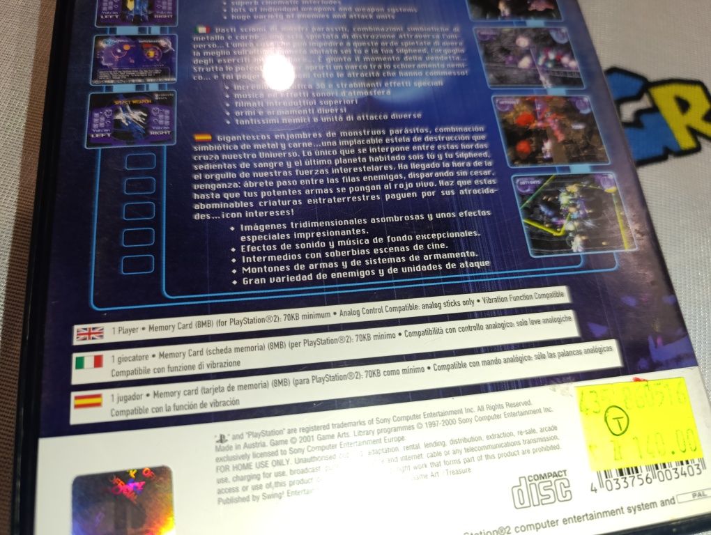 Sliphead The Lost Planet PS2 płyta 9,5/10 sklep