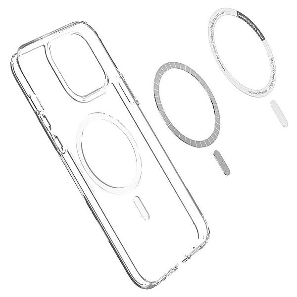 Etui Spigen Ultra Hybrid Mag z MagSafe na iPhone 13 Pro - białe