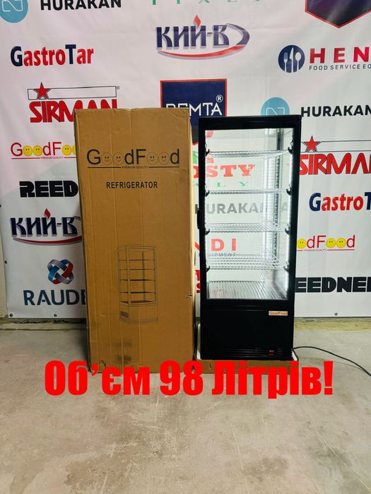 Холодильна Вітрина Кондитерська-Десертна Обєм 98 Літрів!