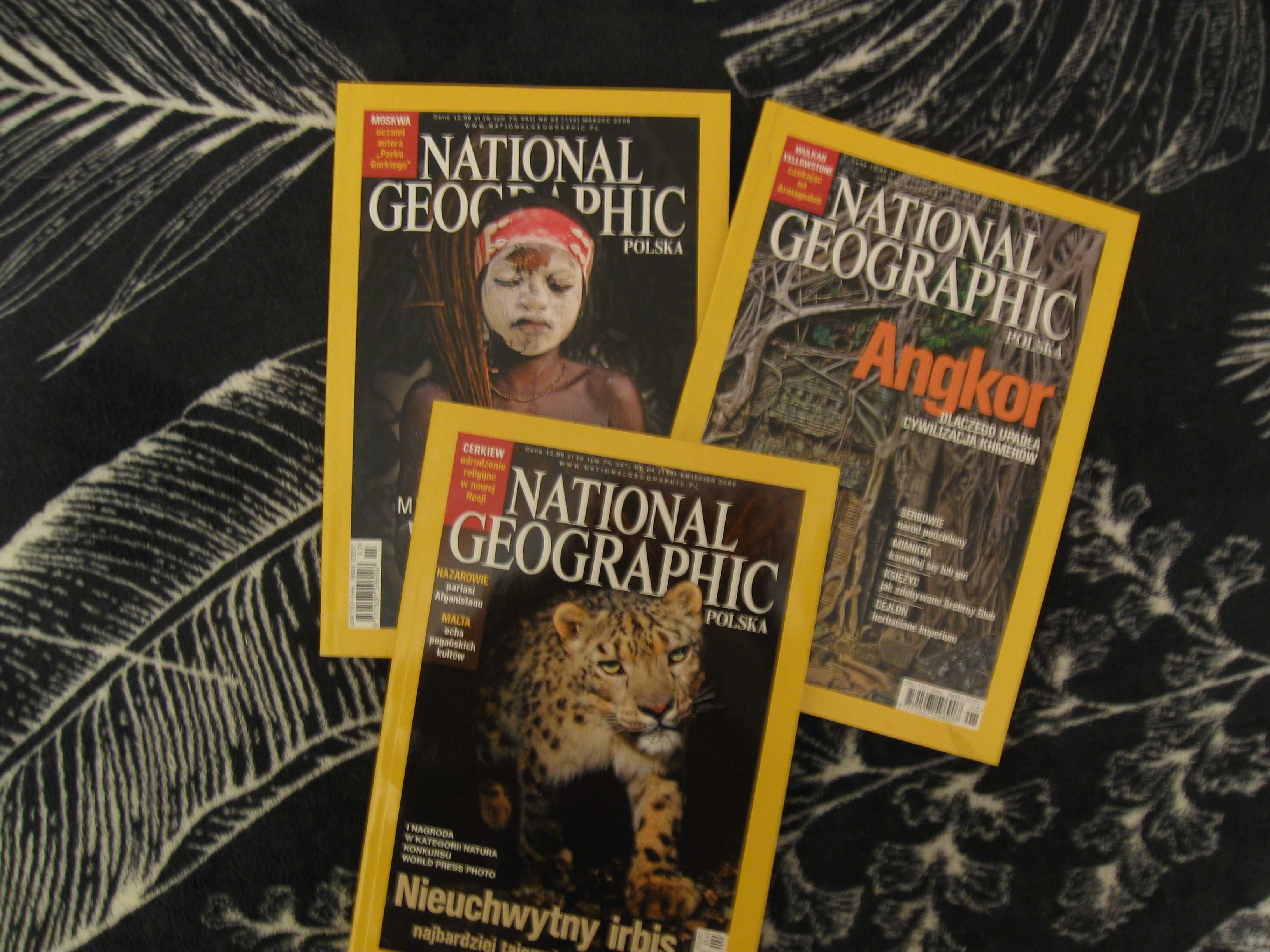 Czasopismo National Geographic - roczniki 2009 - 3 numery