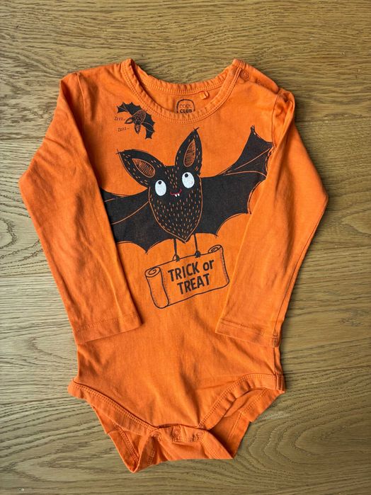 Body niemowlęce Cool Club (pomarańczowo-czarne, 92 cm)