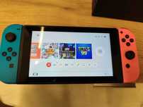 nintendo switch + comando zelda + 4 jogos