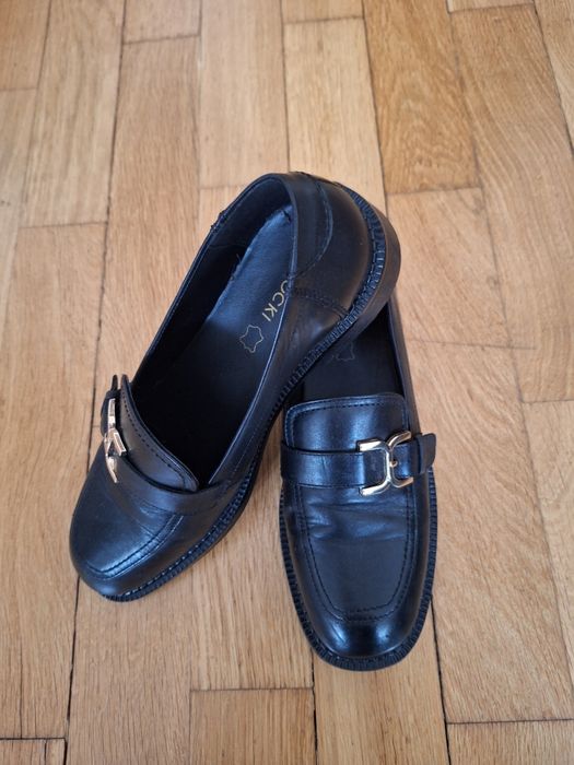Czarne loafersy Lasocki roz. 39
