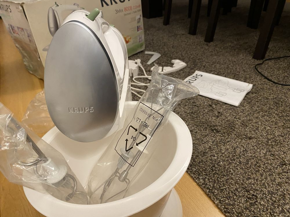 KRUPS Batedeira com taça - Como Nova