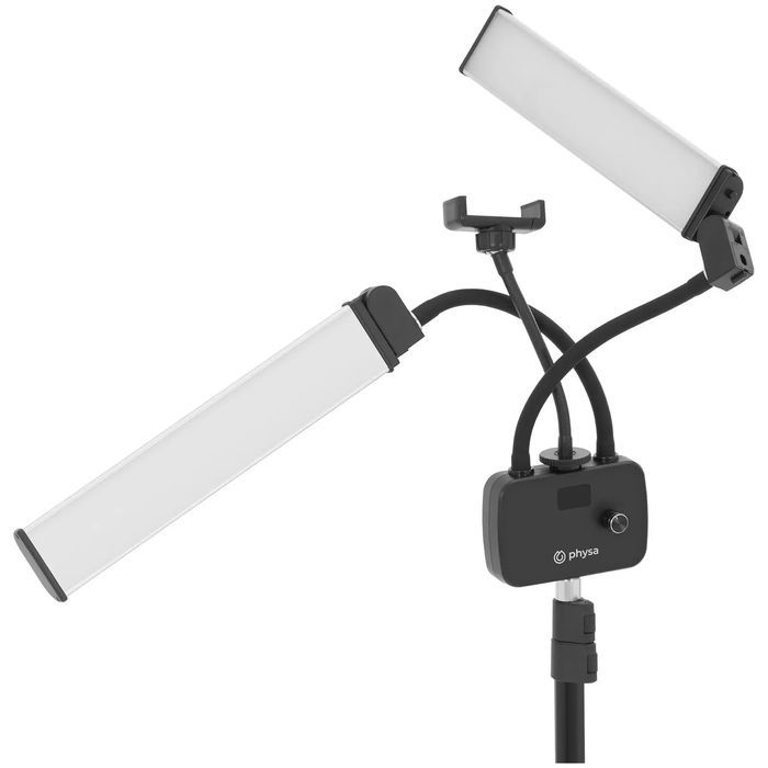lampa kosmetyczna do makijażu rzęs z uchwytem na smartfon led 3 qmx