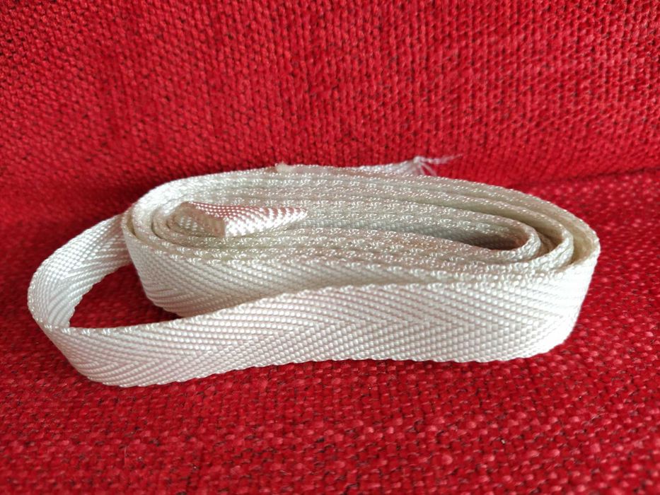Fita branca estrafor em algodão com 2,50m