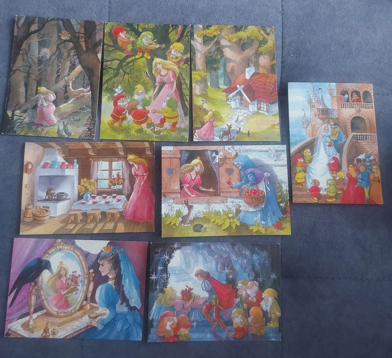 Pocztówki ,,Królewna Śnieżka " Sedlaczek