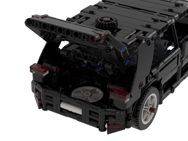 Volkswagen golf mk 6 z klocków Lego Technic własnej roboty