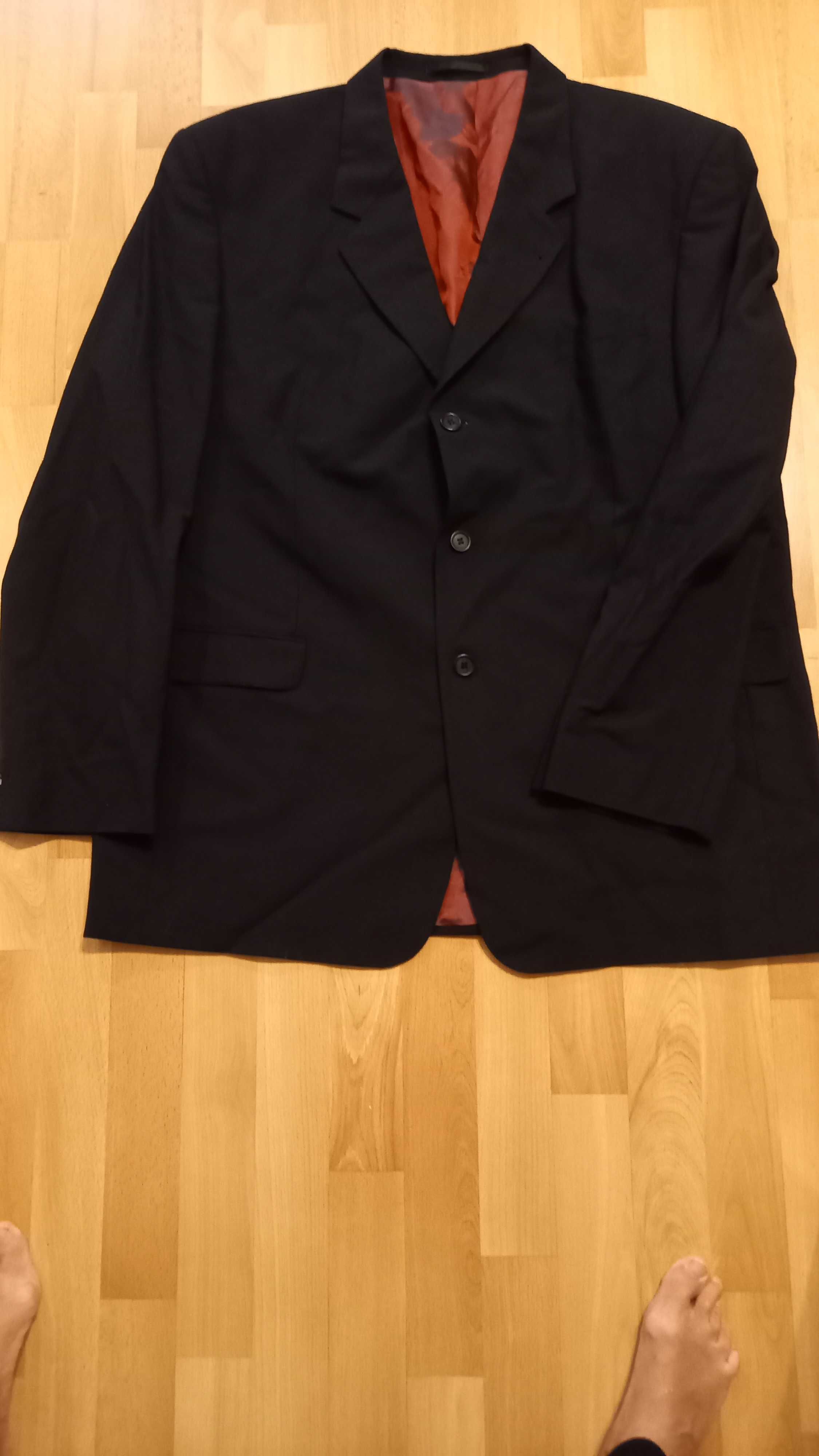 Czarna elegancka męska marynarka