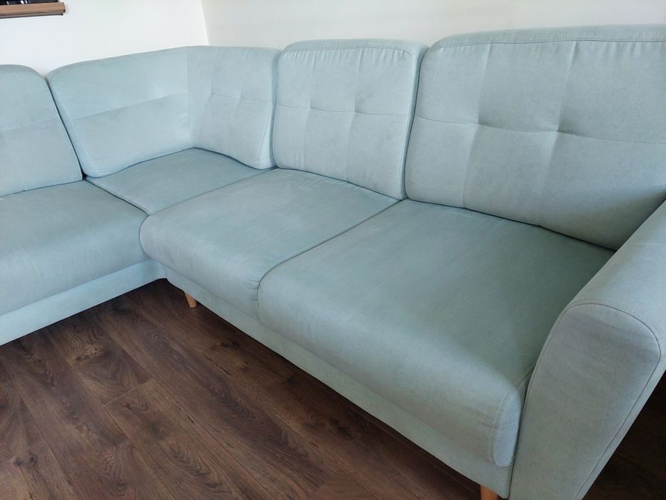 Kanapa narożna mietowa Agata Meble