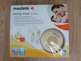 Laktator Medela Swing Maxi podwójny wkładki  torebki Quick gratis