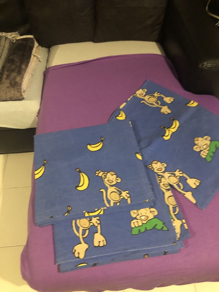 2 conjuntos completos p/cama individual crianca-estampados/estimados