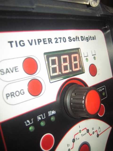 Spawarka TIG VIPER 270 Soft Digital + chłodnica