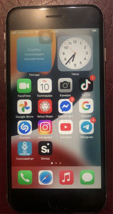 Айфон 6S 32 гб отл состояние + чехол.