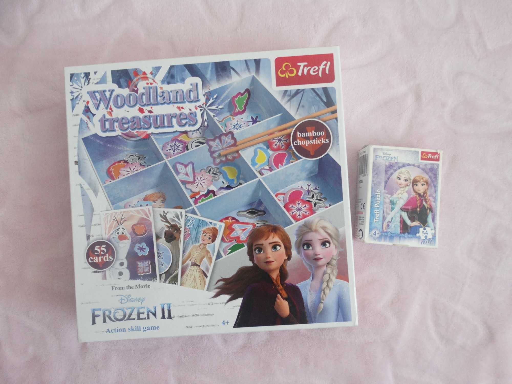 Zestaw Kraina Lodu Frozen (gra zręcznościowa + puzzle)