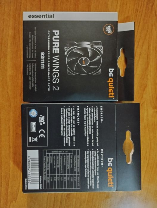 Вентилятор be quiet! Pure Wings 2 (BL045) 92 мм