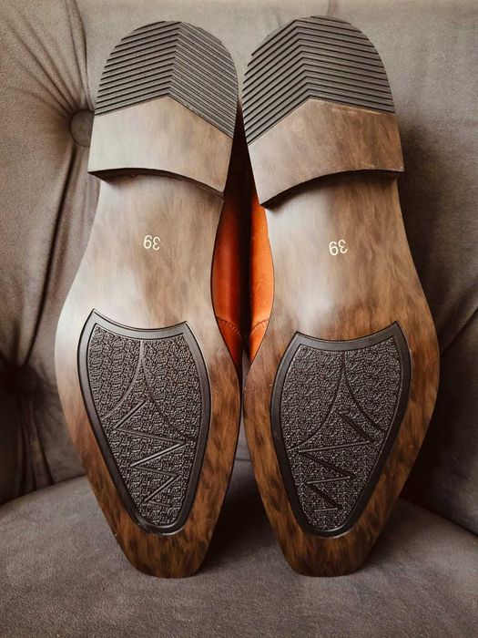 Шкіряні чоловічі туфлі Оксворди