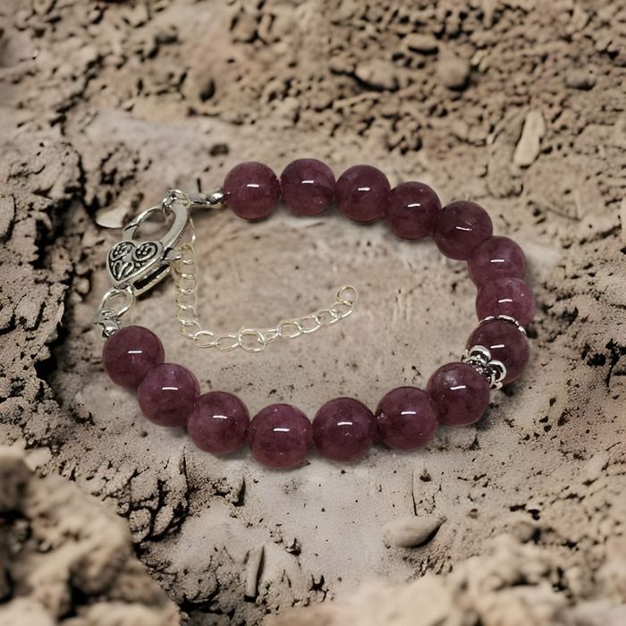 Energetyczna bransoletka z pięknego Lepidolitu