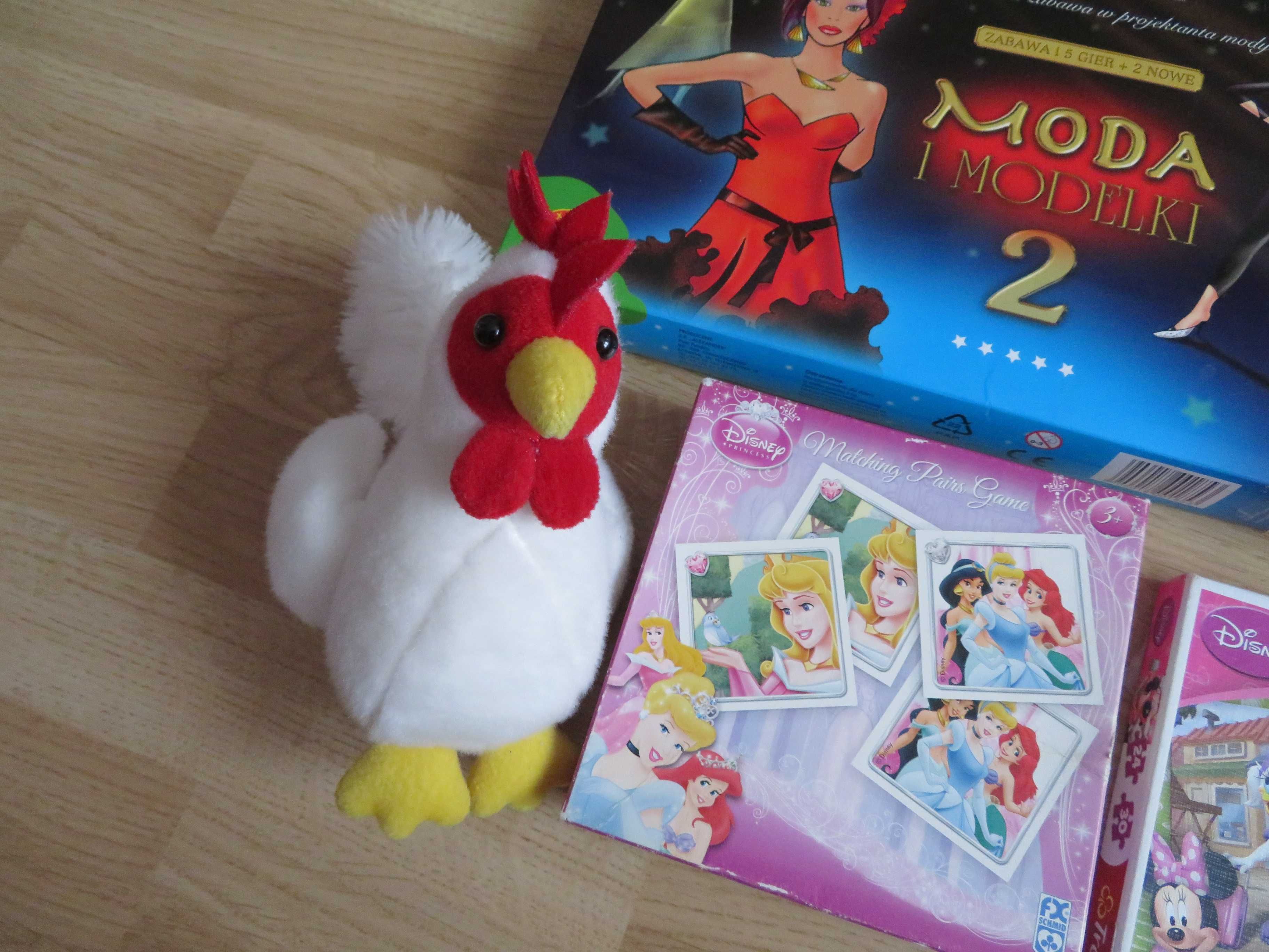 DISNEY ALEXANDER Zestaw gra Moda i Modelki 2 gra MEMORY Puzzle GRATISY