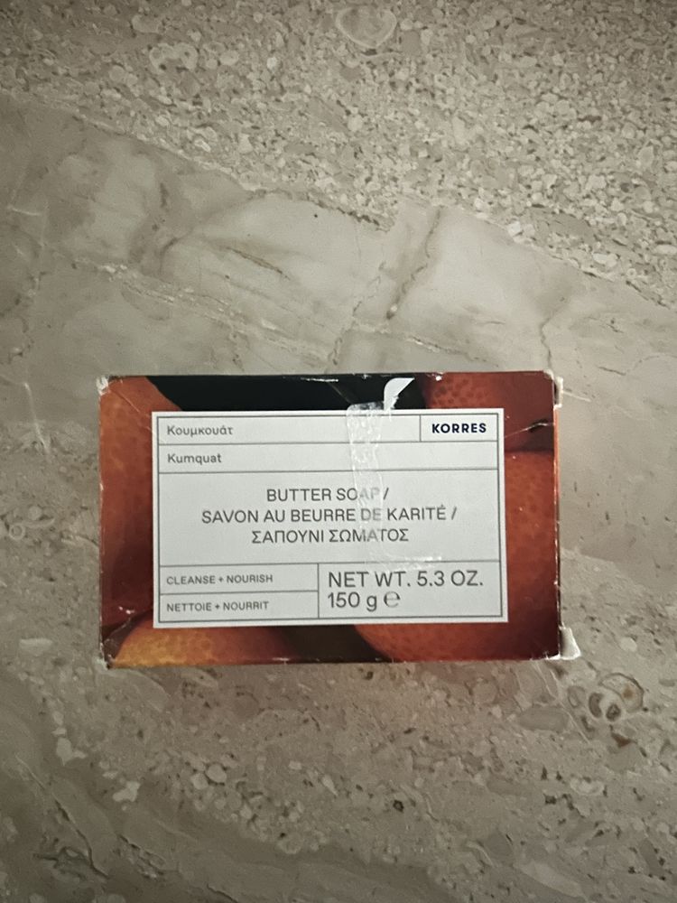 Korres greckie mydło w kostce kumquat kumkwat
