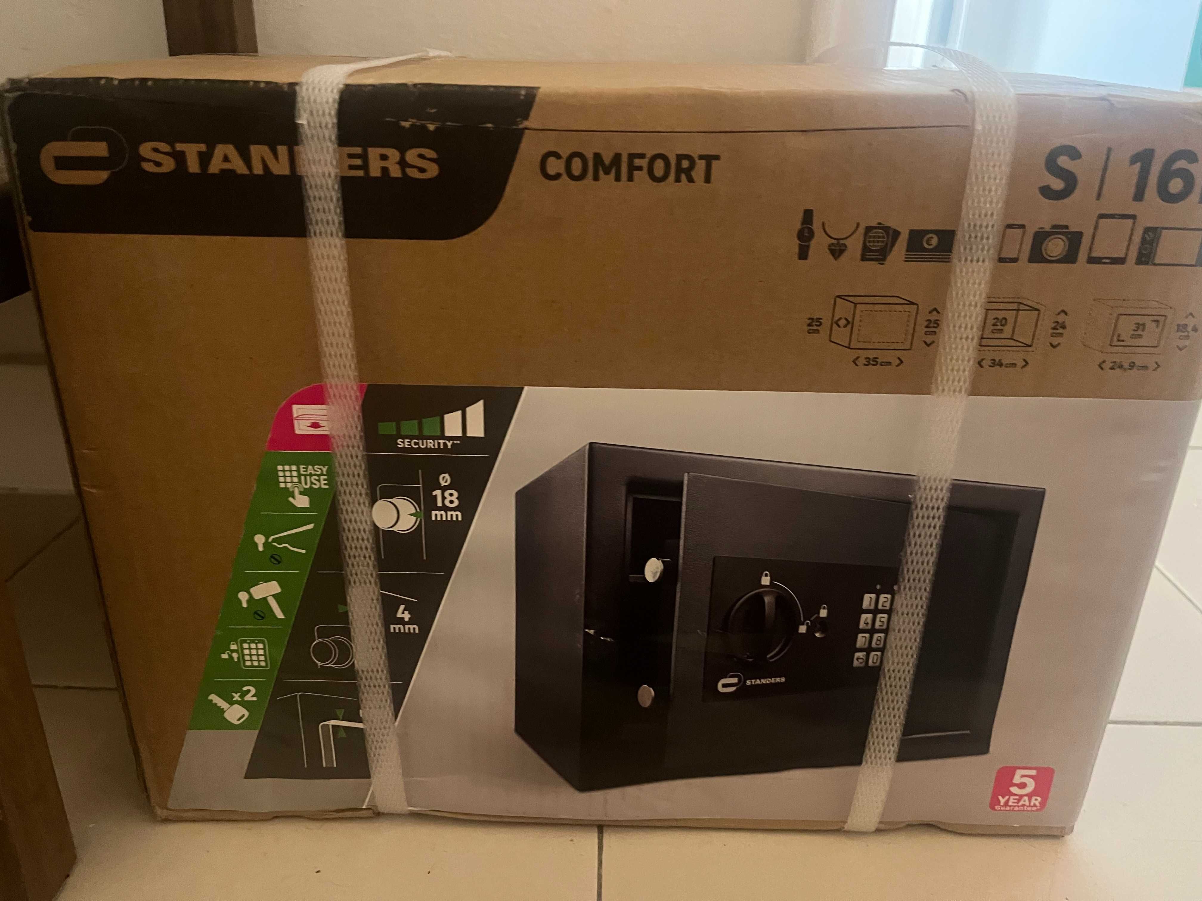 Cofre Eletrónico STANDERS Comfort S/16 – Novo na Caixa