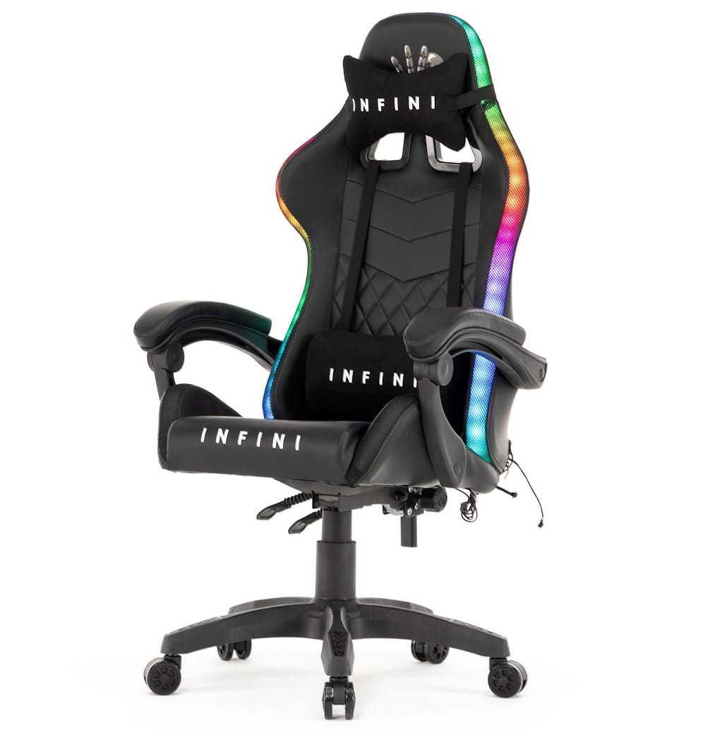 Fotel Gamingowy RGB LED - Poczuj grę w Nowym Wymiarze!