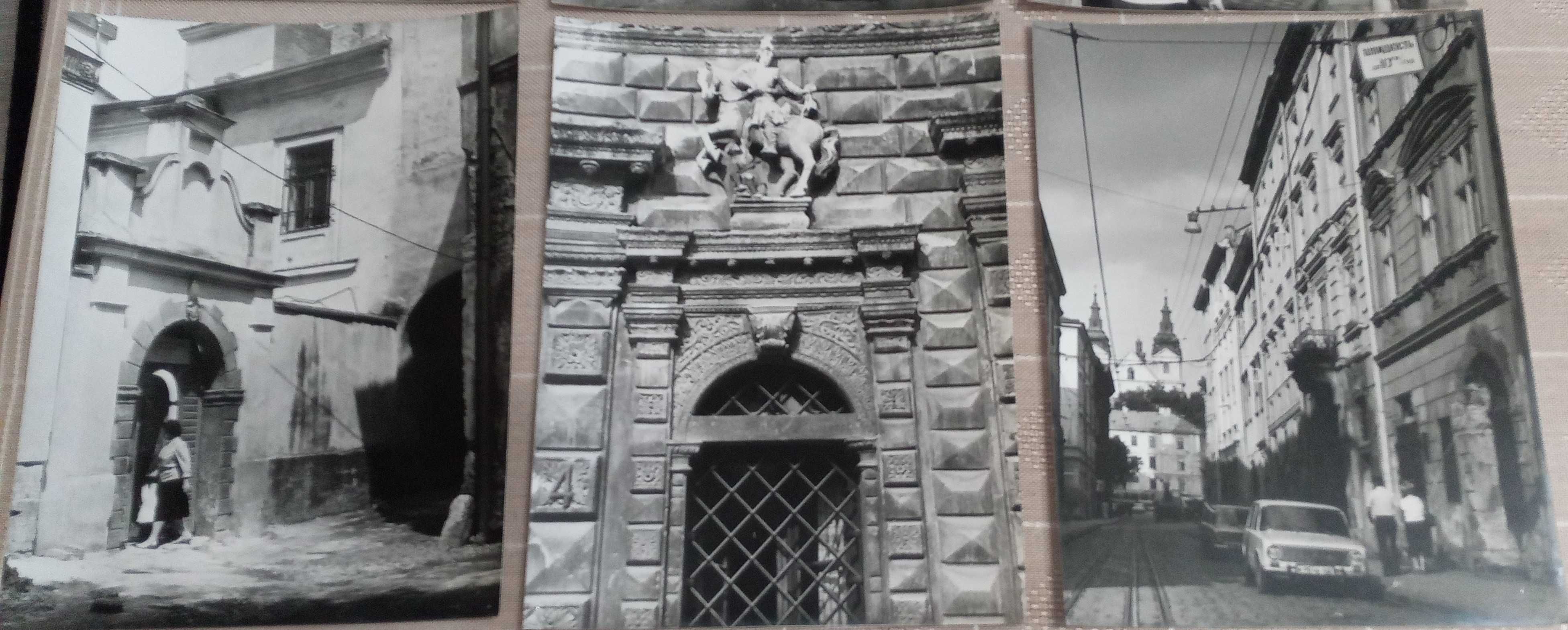Lwów stare piękne zdjęcia 18x24 rok 1989 / 9 sztuk