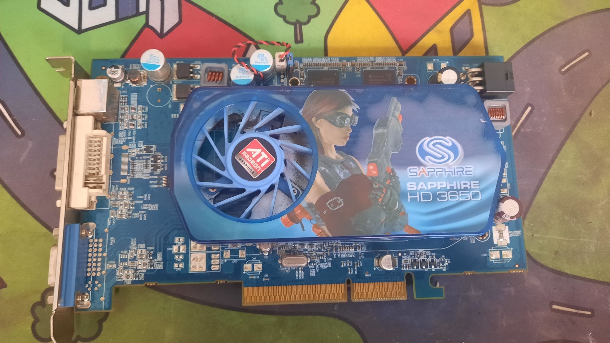 Dwie Retro Karty graficzne ati Radeon hd 3650