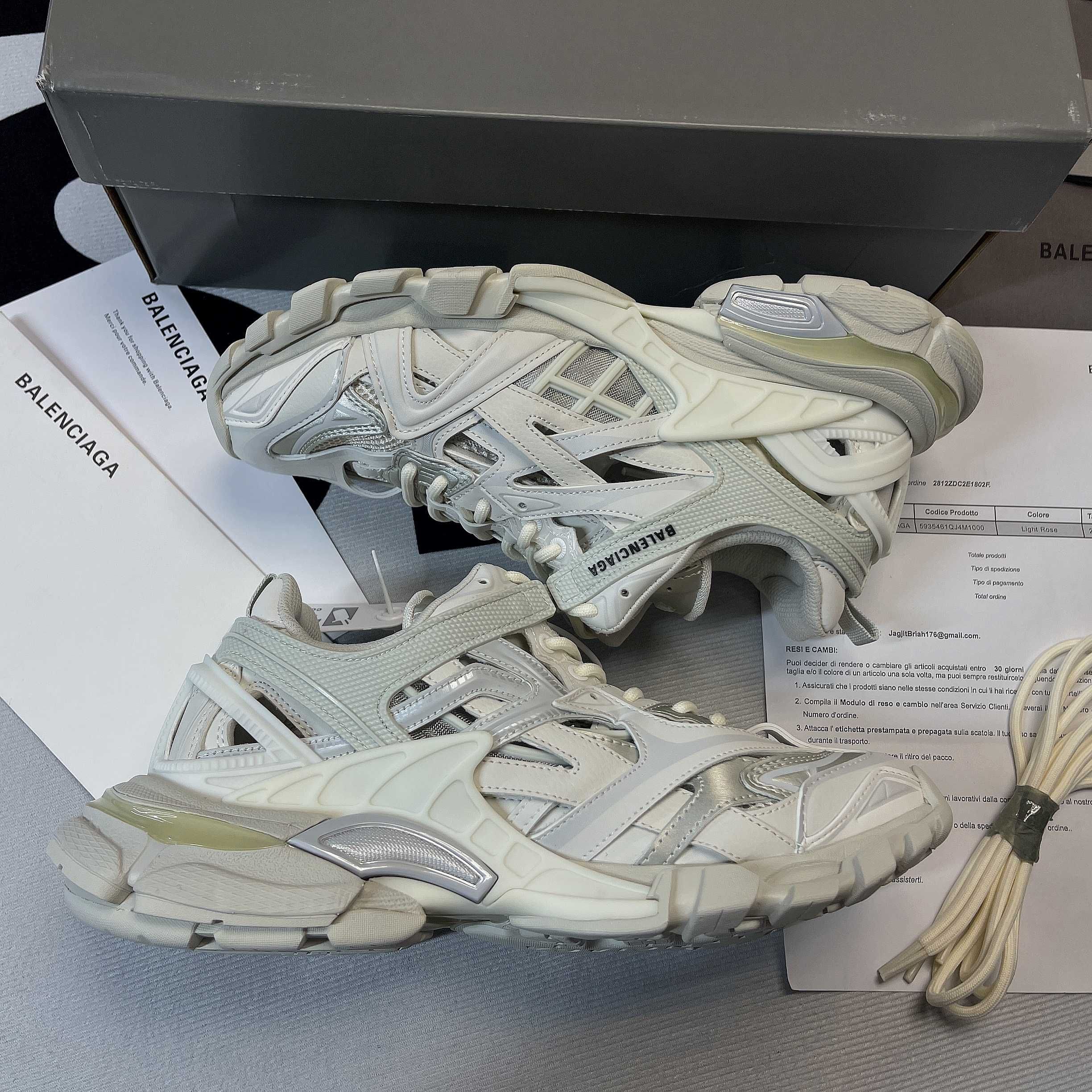 Buty Balenciaga Track 2.0 Cream White (35-46)