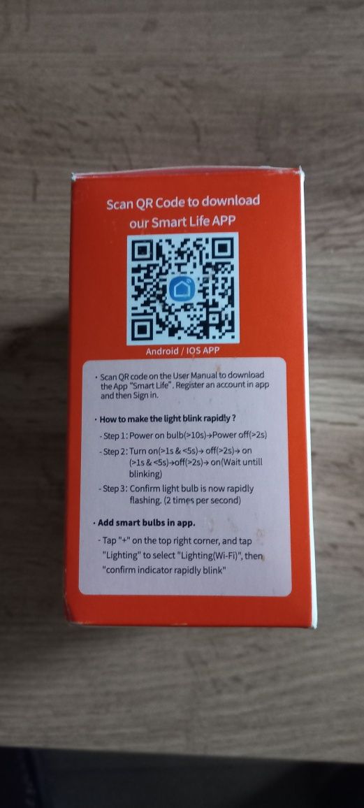 Smart bulb Two pack.