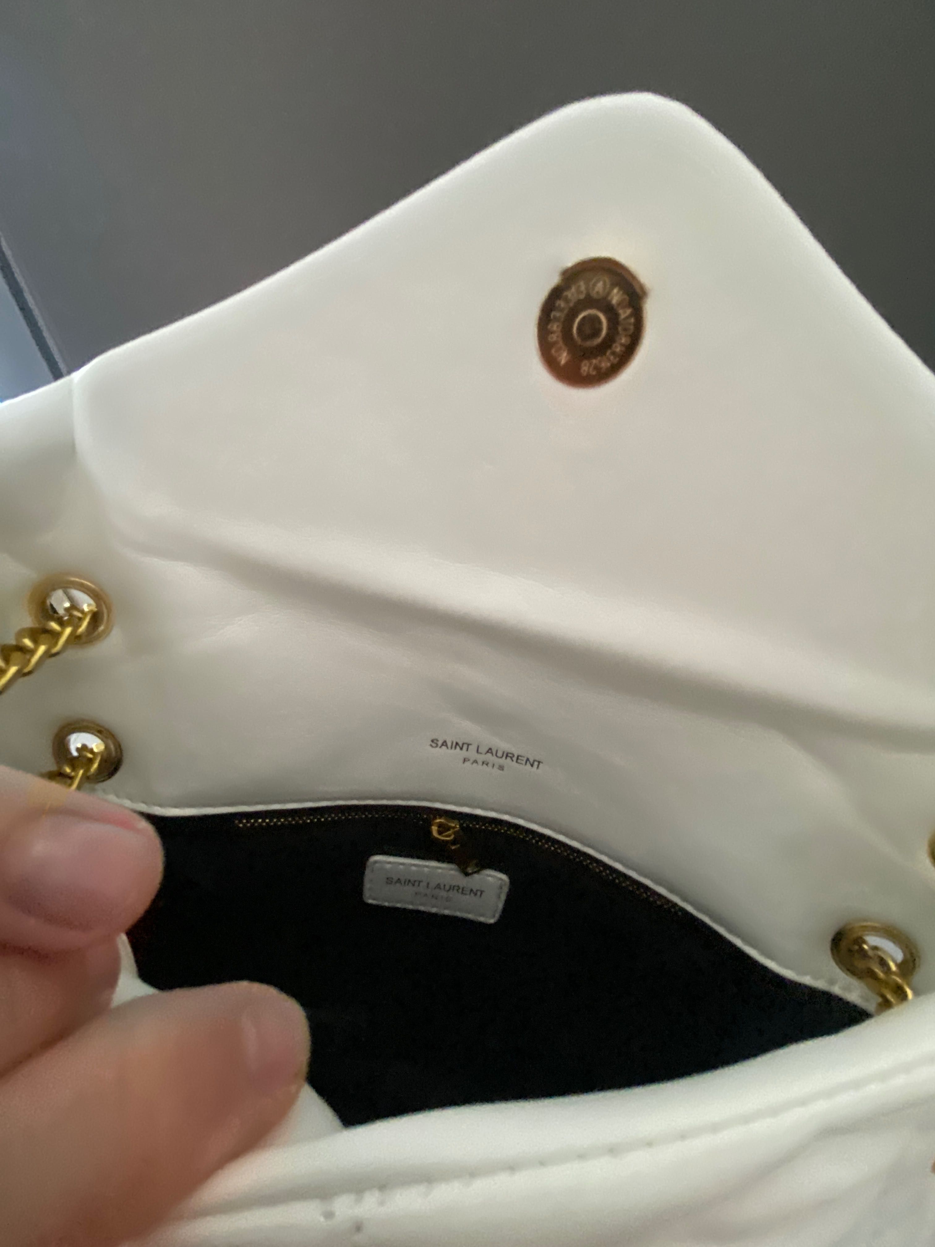 Saint Laurent toy torebka skóra naturalna