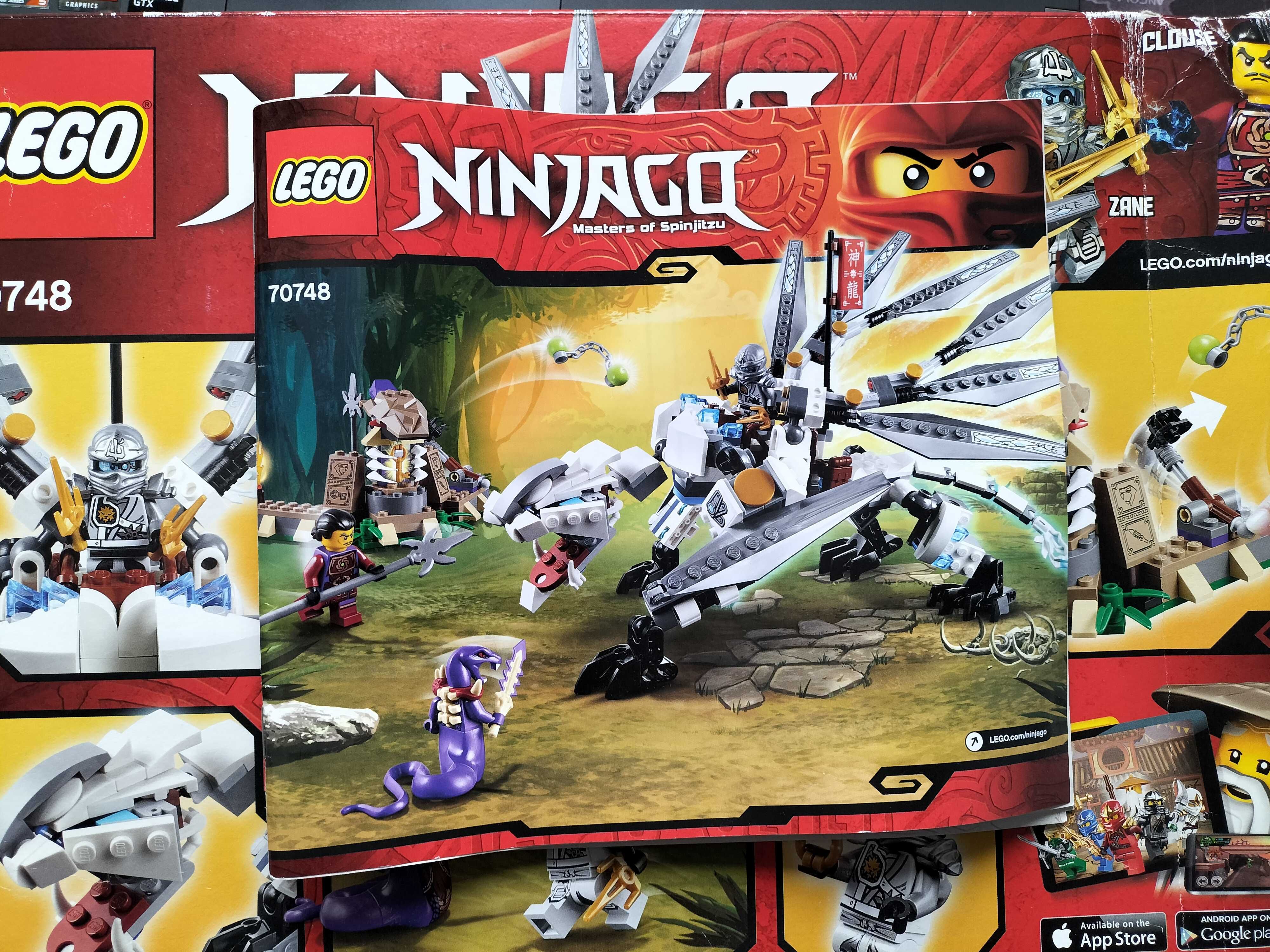 LEGO 70748 Ninjago Tytanowy smok LEGO 70748 Titanium Dragon