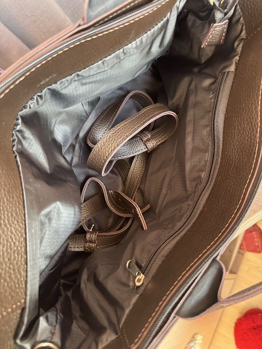 Сумка шоколадного кольору