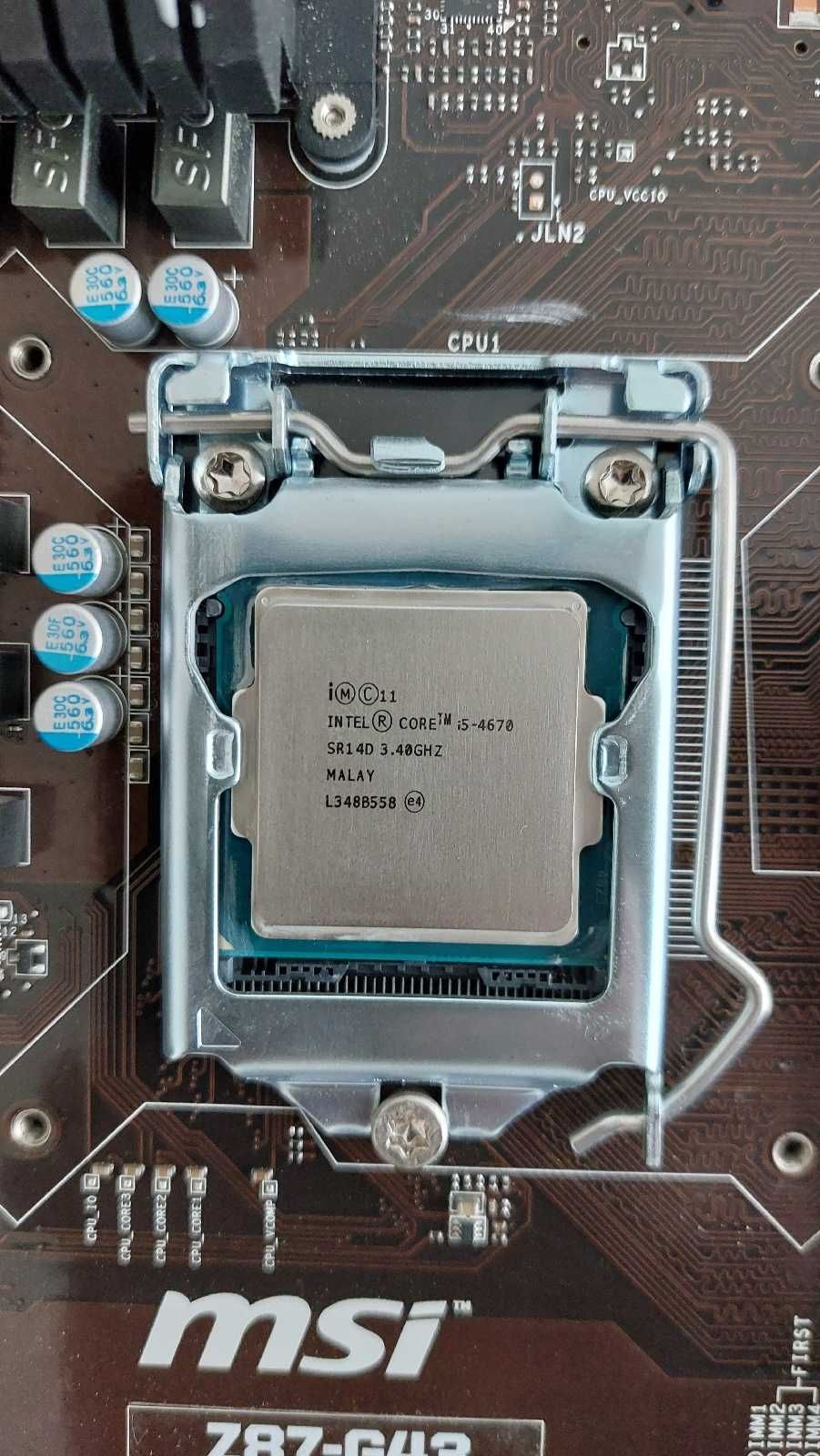 Intel MSI Z87-G43, Core i5 4670, 32 GB GeiL DDR3, Freezer, XFX 550W