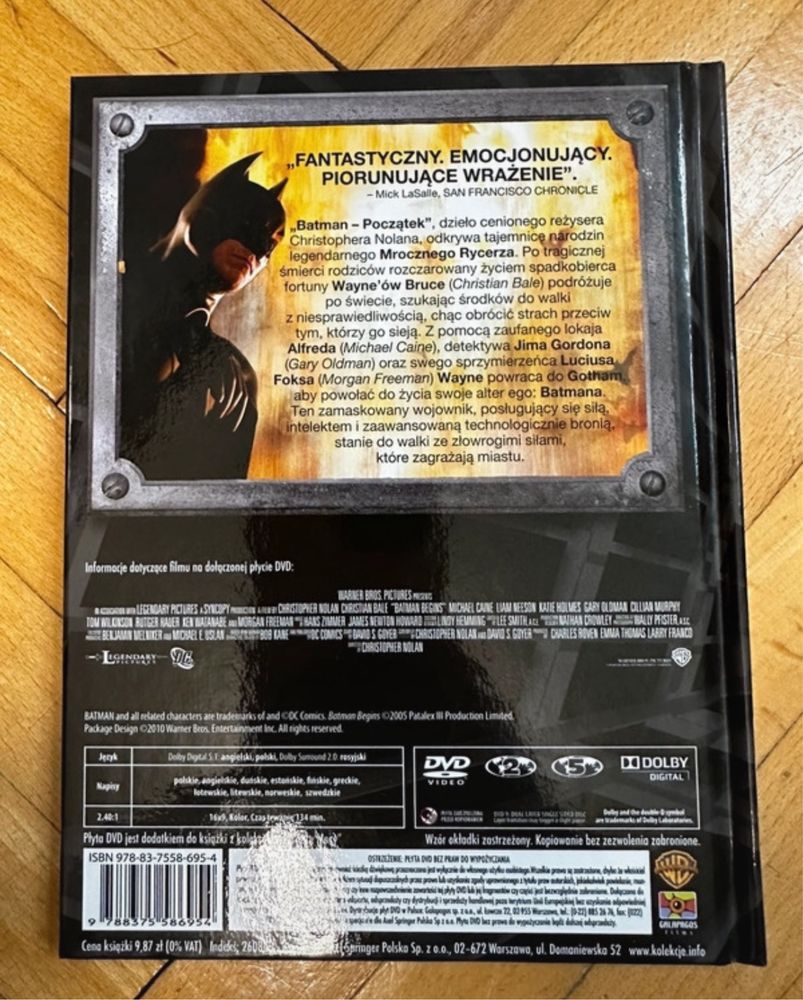 Batman początek dvd