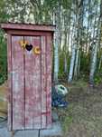 Toaleta Wc drewninany na budowe/działke