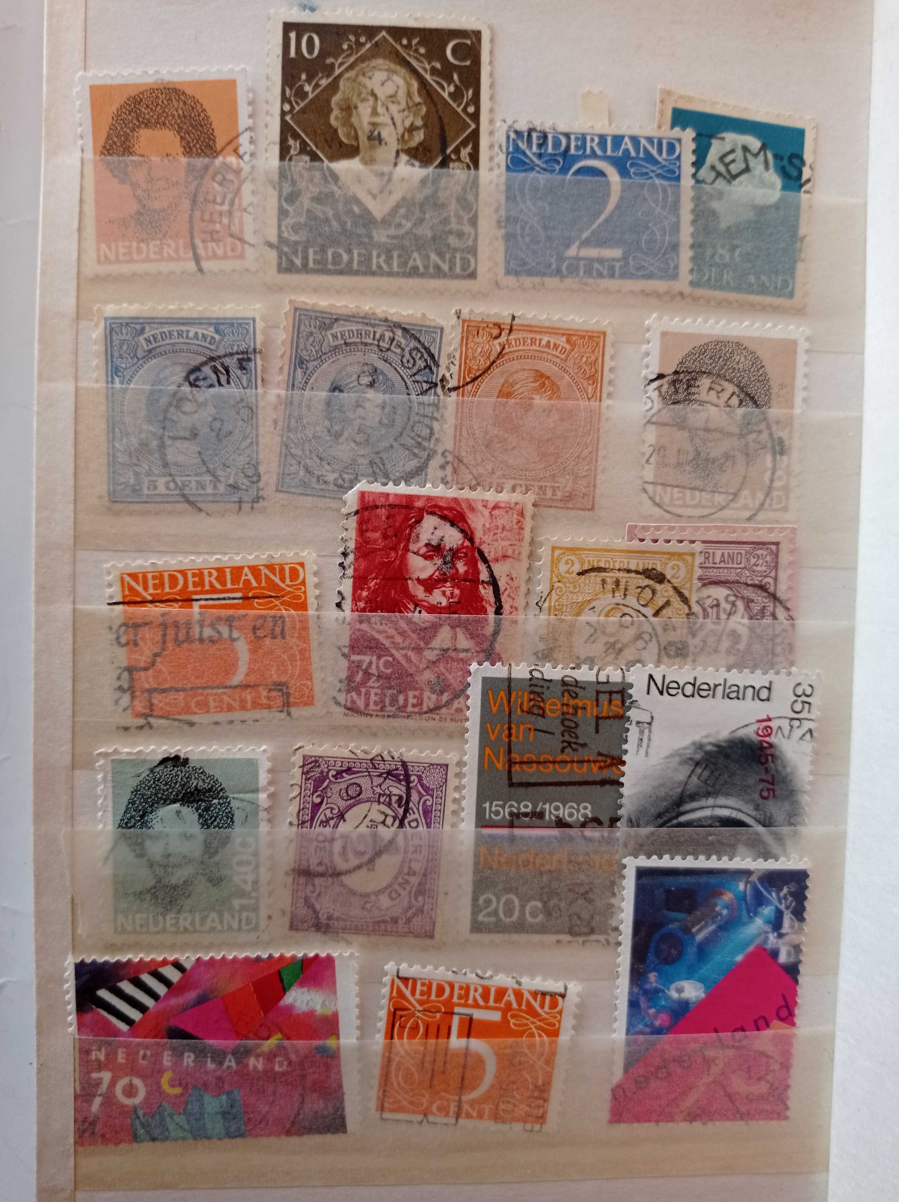 Znaczki pocztowe Holandia - Nederland - 139 sztuk.