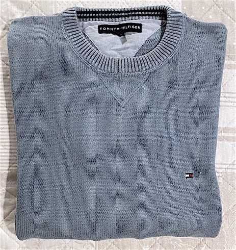 Meski dzianinowy sweter firmy Tommy Hilfiger, rozmiar M