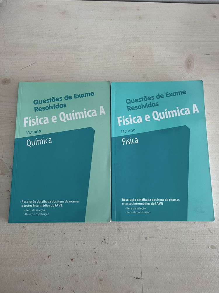Livros Questões de Exame Física e Química A