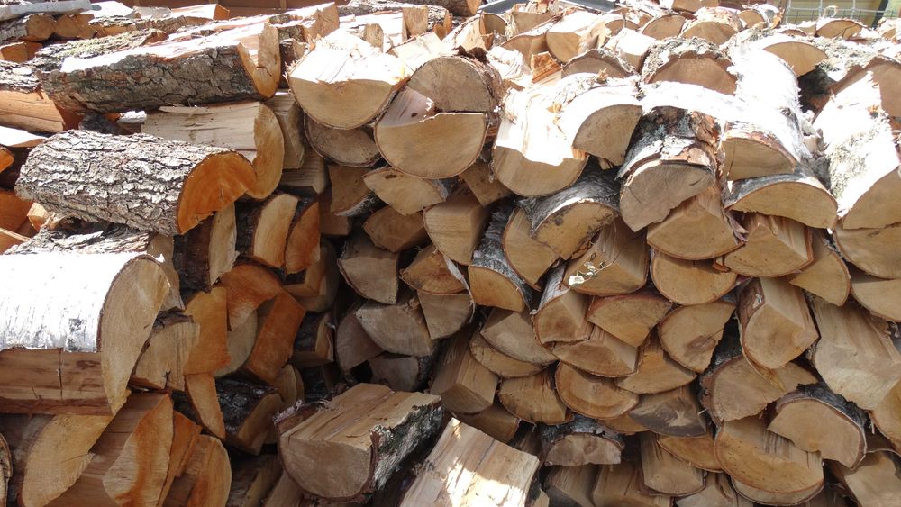 Drewno Kominkowe Opałowe-Liściaste MIESZANE Olcha-Brzoza [DĄB BUK GRAB